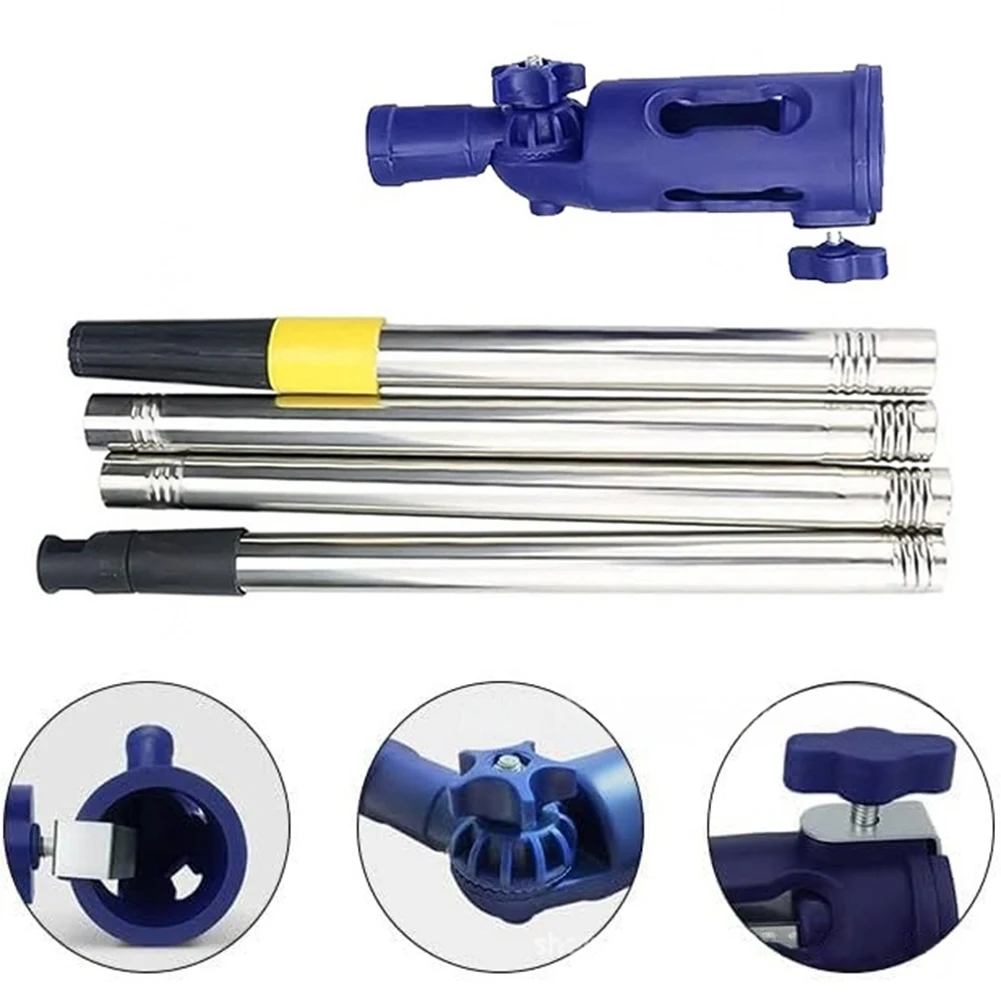 1 مجموعة حامل فرشاة الطلاء تمديد مقبض تمديد القطب المرفقات فرشاة الطلاء أداة انفصال أداة موسع مرفق