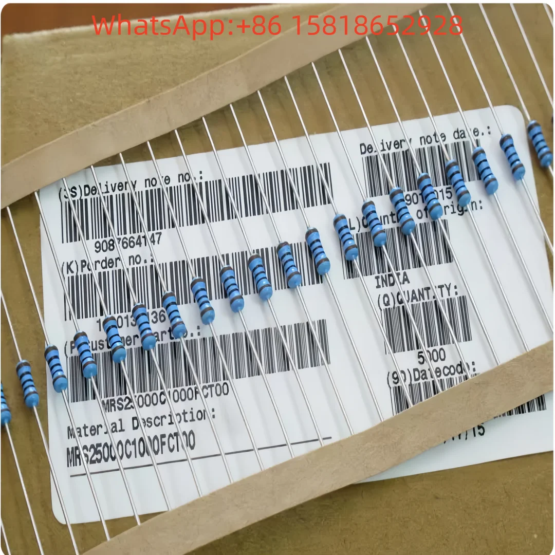 10pcs VISHAY-BC 100R Resistor MRS25 1% Copper Lead Metal Film Imported Original