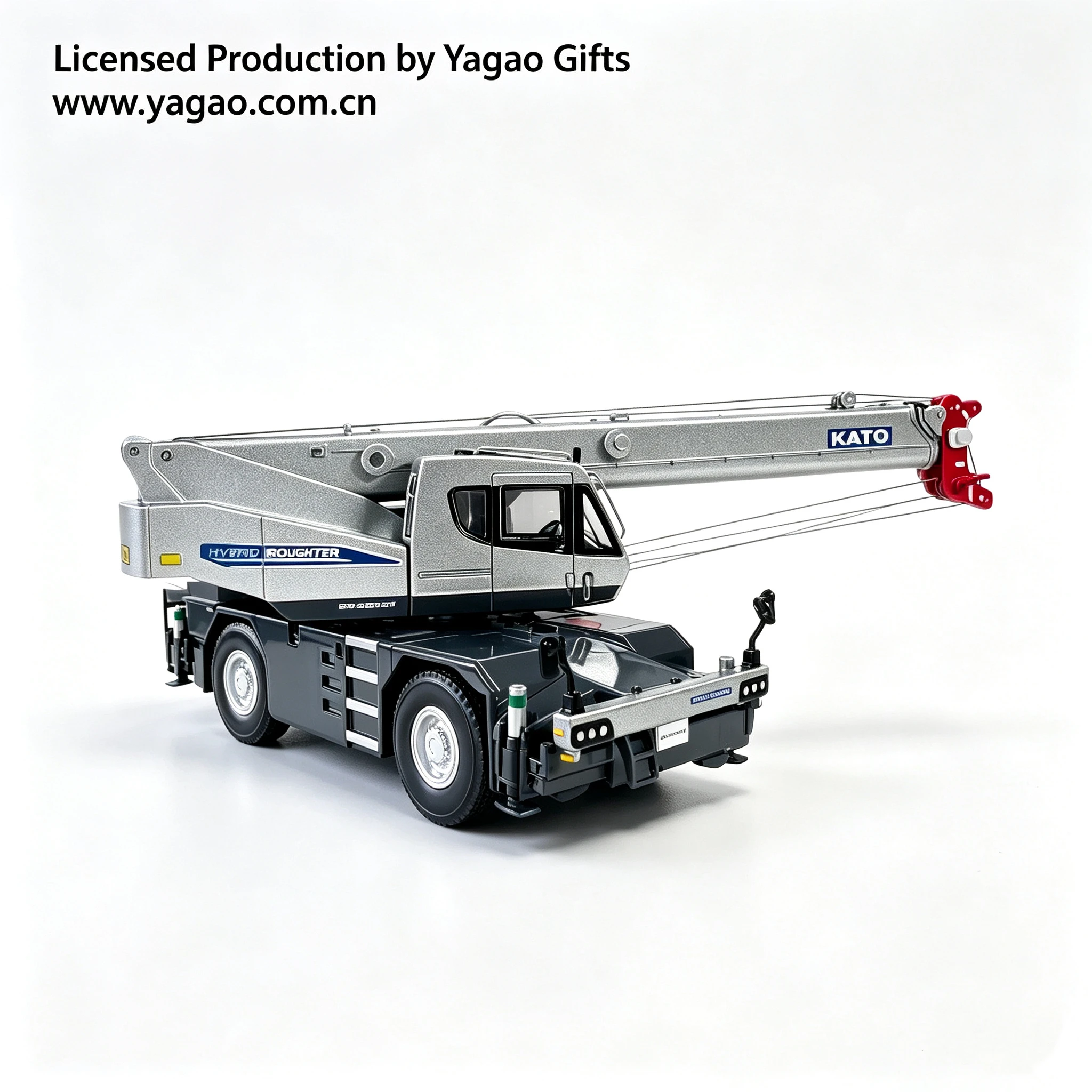 Genuine Product Authorization 1:50 KATO Original Grey SR250 Off-road Truck Crane Model Collection Hoist Replica We can OEM Color