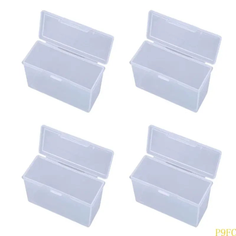 

P9FC 4pc Clear Case Case Playings Playings Card Box Holder для игровых карт