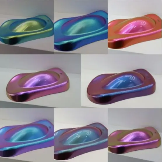 

25g Chameleon Colorshift Pigment Powder for Car Rubber Dip Paint/Epoxy Resin/Bombs Candle Making Slime