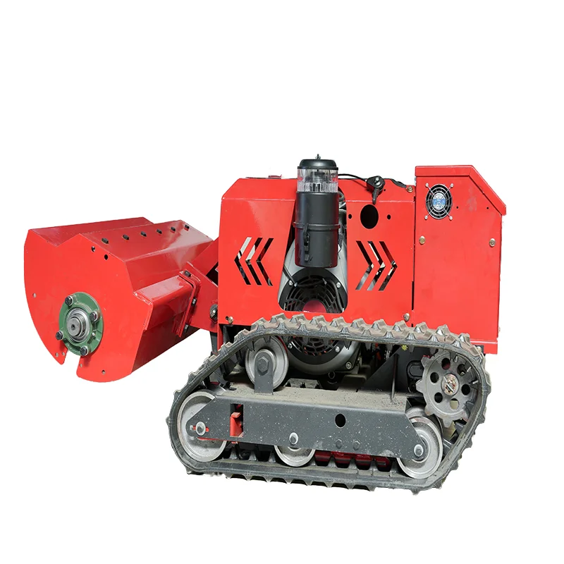 

Hot sale Professional Electric Robot Lawn Mower diesel Oil Remote Control Grass Crusher Battery Power Direct