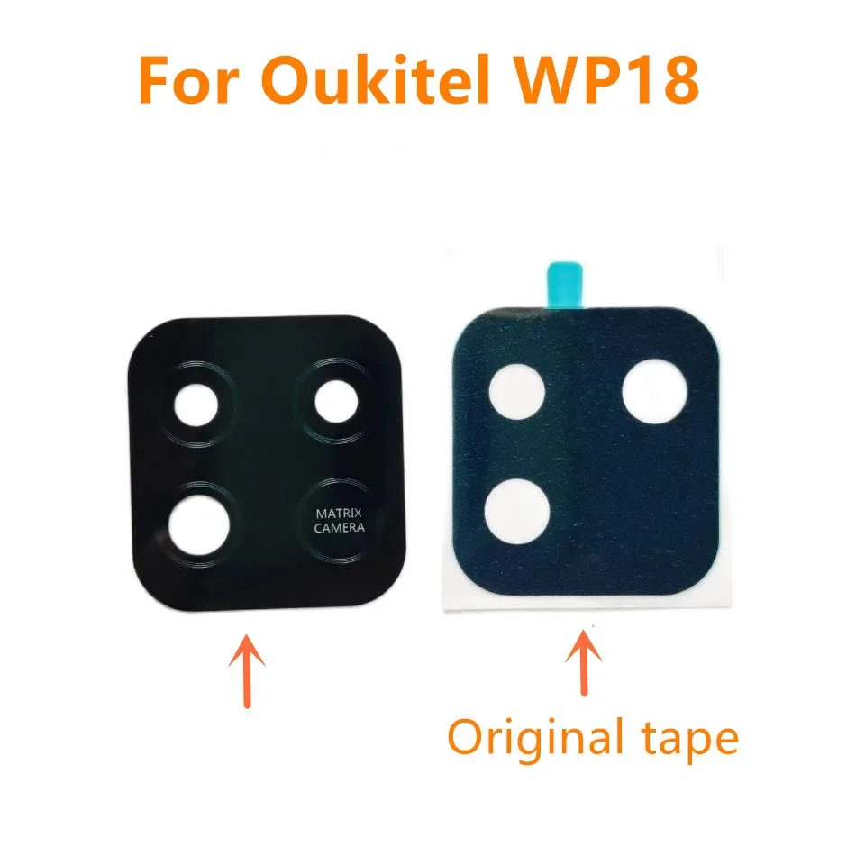 جديد الأصلي ل Oukitel WP18 الهاتف الخلفي كاميرا زجاج عدسة قطع الغيار شاشة واقية