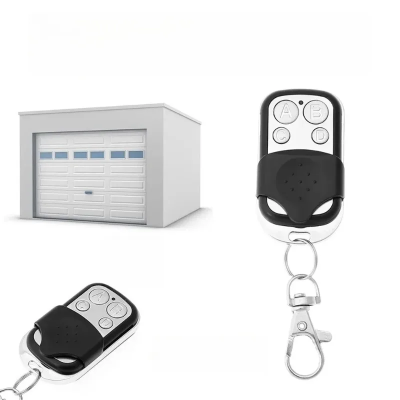 Universal 4 Buttons Garage Door Opener Remote 433MHZ Clone Fixed Learning Rolling Code Duplicator