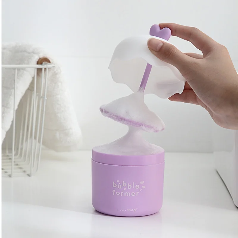 

1Pc Multi Colored Portable Foaming Cup Bubble Foamer Facial Cleanser Foaming Cup Body Wash Bubble Maker Facial Cleansing Tools
