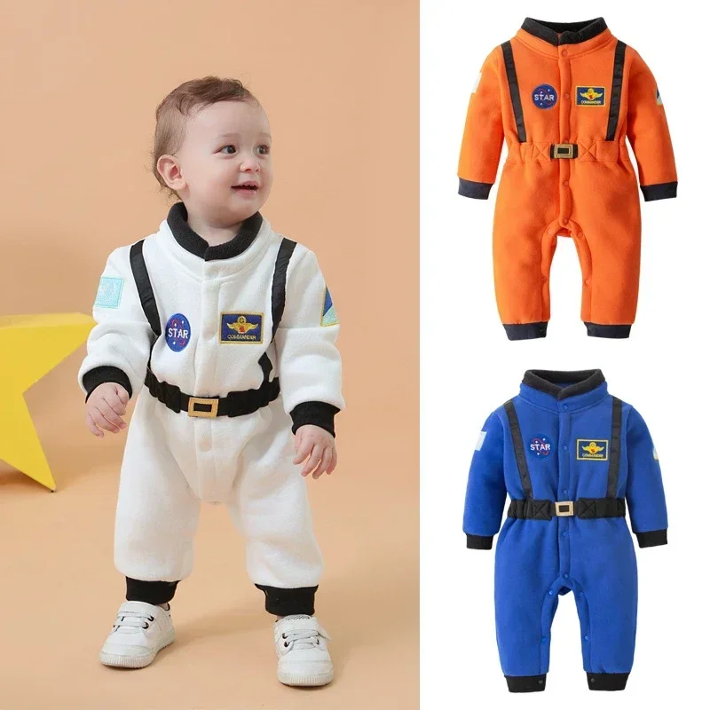 

Baby Space Astronaut Costume Spring Summer Clothes for Toddler Boy Girl Romper Halloween Anime Cosplay Outfit 3 6 9 12 18 Months