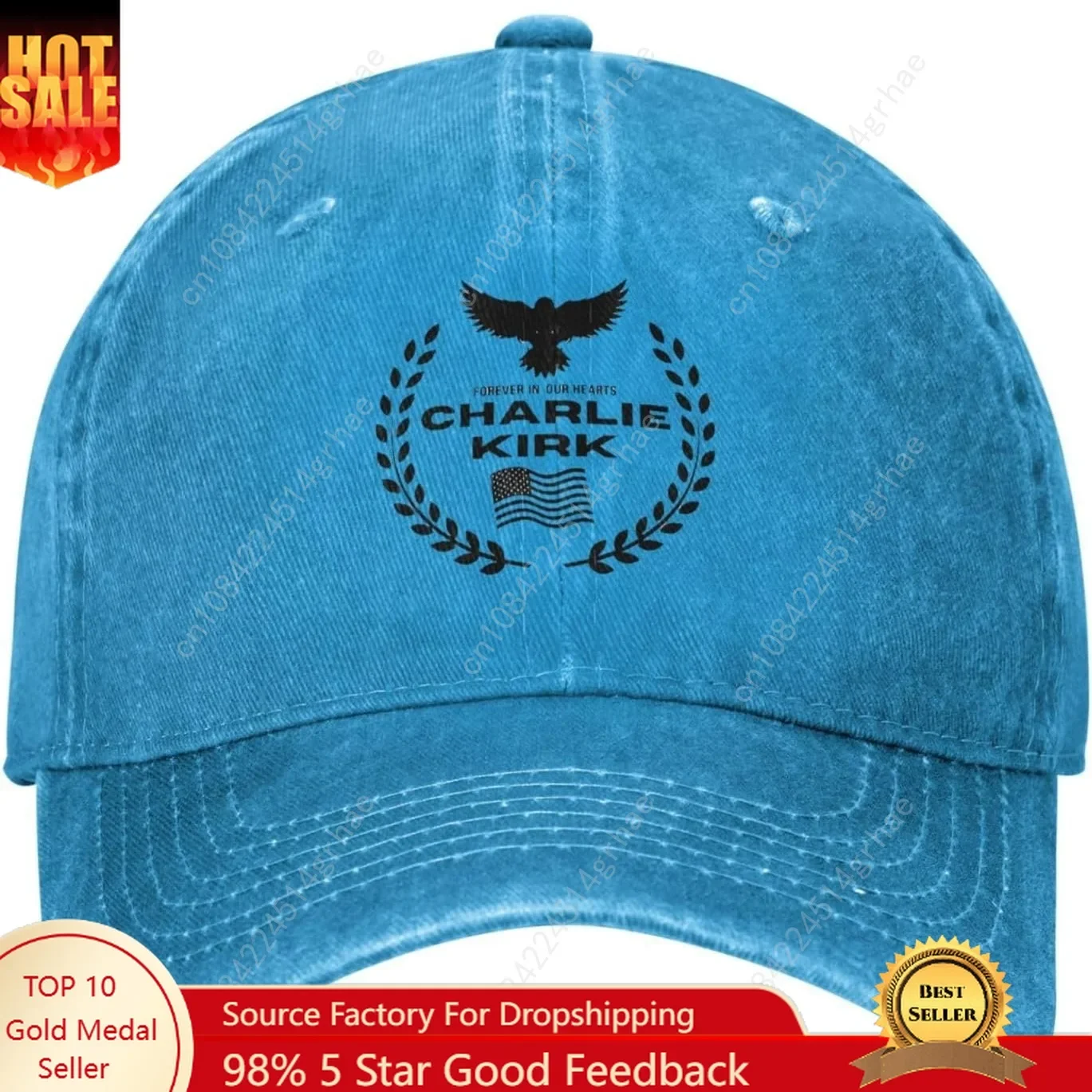 

Charlie Kirk Forever in Our Hearts Hat Adjustable for Men and Women