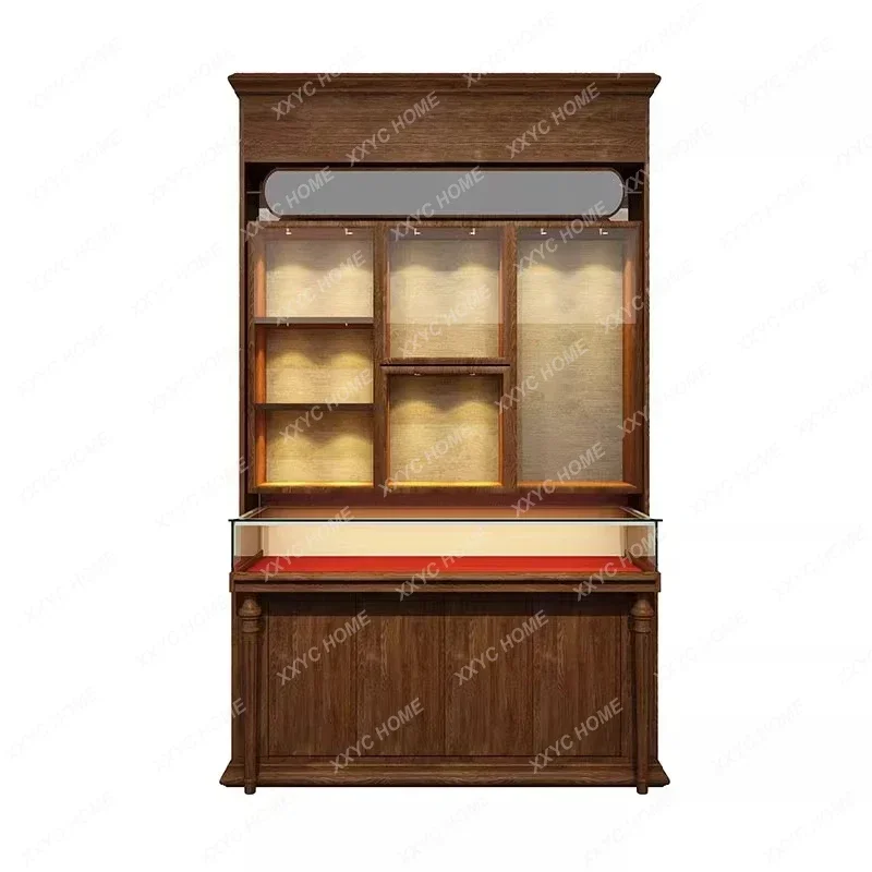 

A Jewelry Locker Wood Painted Jewelry Display Cabinet