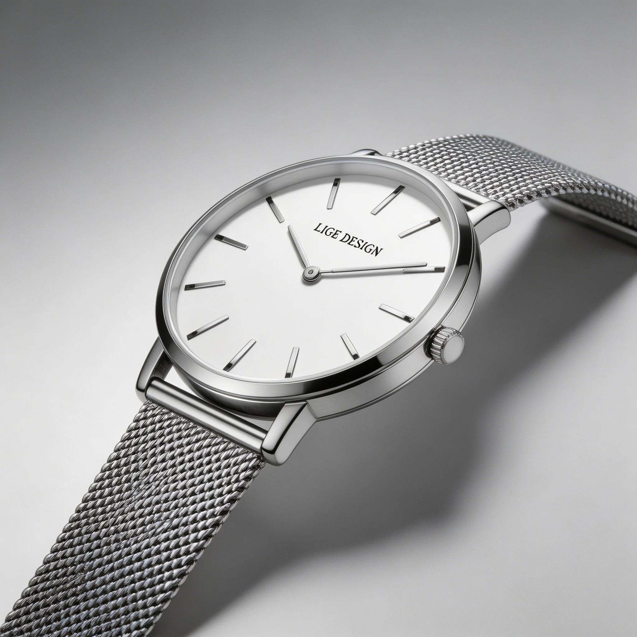 

LIGE Luxury Watches For Men Stainless Steel Waterproof Luminous Man Watch Date Week Fashion Casual Men's Quartz Watch Reloj