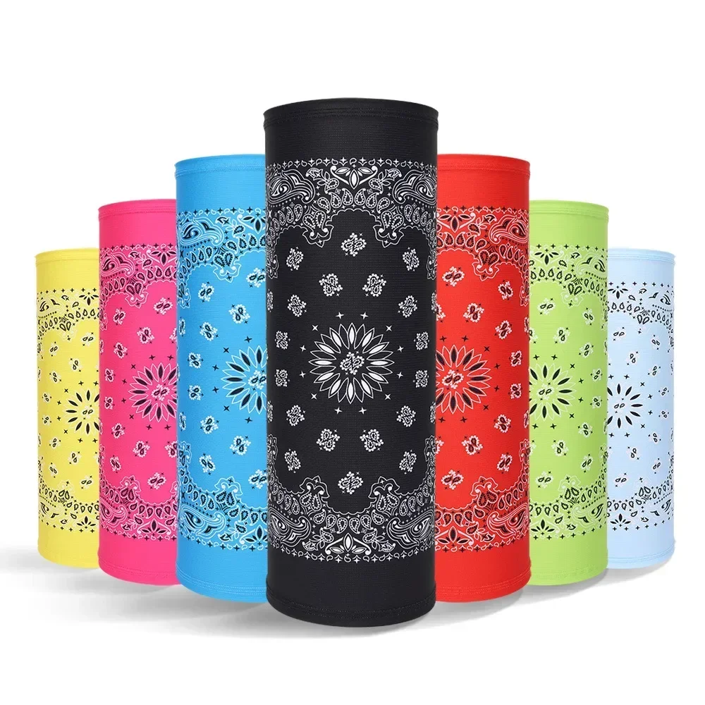 

Motorcycle Tube Scarf Cycling Face Bandana Paisley Men Women Neck Warmer Windproof Quick-dry Motorcyclist Masks Sports Headwear