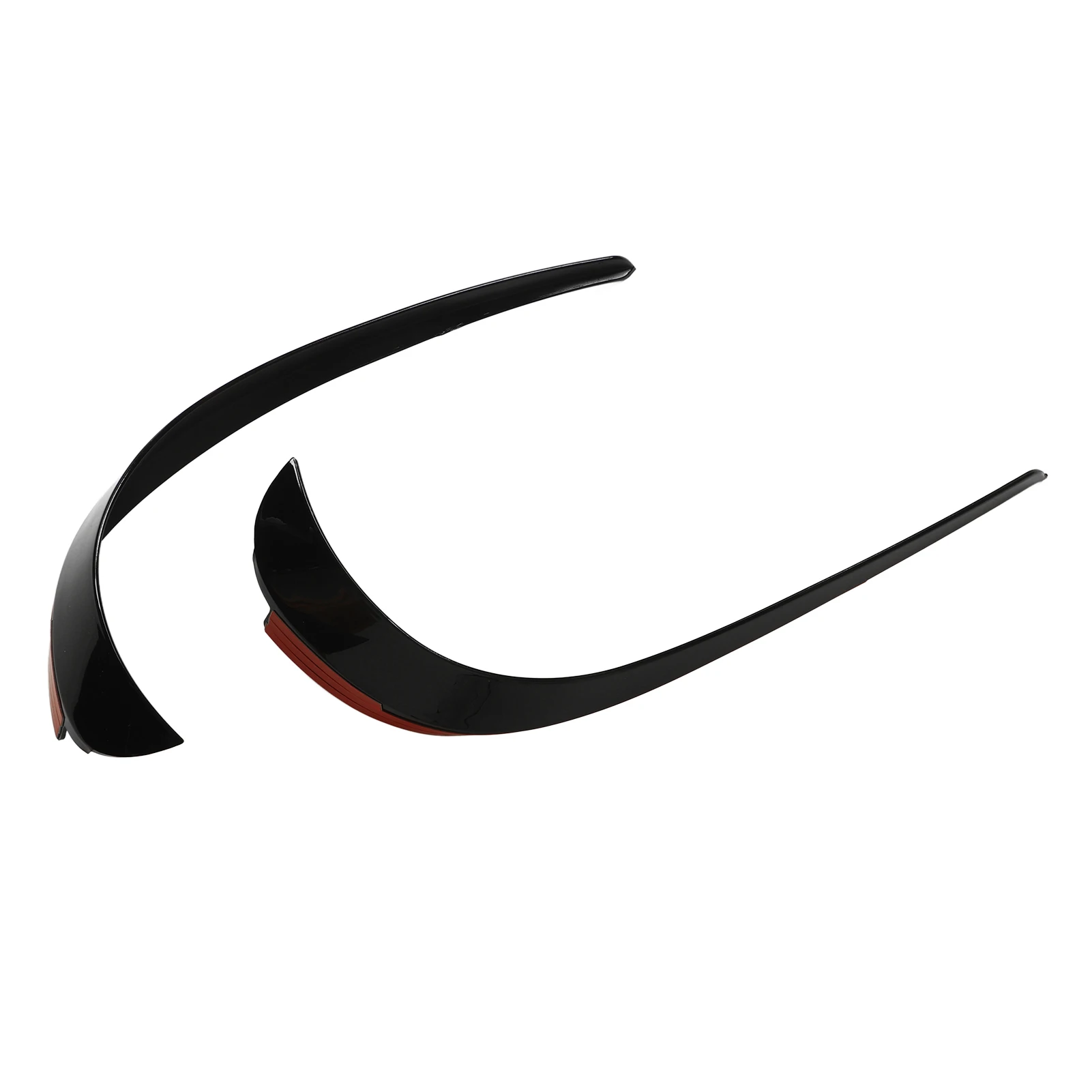 

1 пара спойлера на передний бампер (ярко-черный, цветной, сменный тип) — для Mercedes‐Benz GLA Class X156 AMG‐Line 2017‐2019 гг.