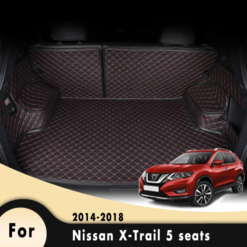 

For Nissan X-trail Xtrail Rogue (5 seats) 2014 2015 2016 2017 2018 2019 Car Trunk Mats Cargo Liner Carpets Interior Accessories