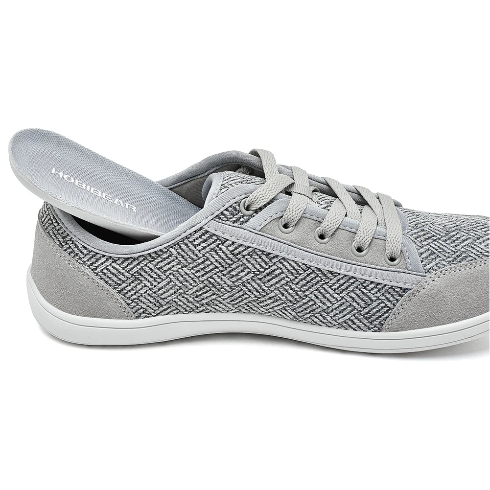 HOBIBEAR Barfußschuhe für Damen und Herren | Null-Sprengung | Breite Zehenpartie | Minimalistische Schnürschuhe aus Rindsleder_voghion.com