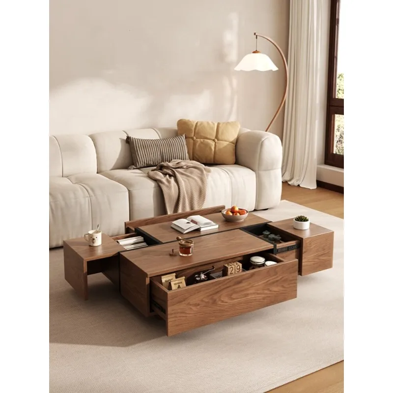

Medieval style coffee table Italian retro style solid wood rectangular coffee table