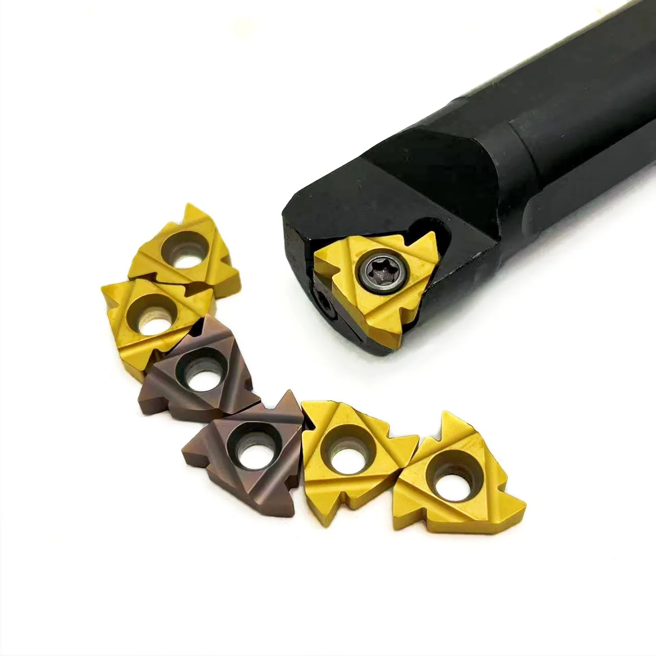 Pemegang alat pembalik ulir Internal kualitas tinggi Inserts Inserts sisipan karbida MMT22IR AG60 VP15TF snsnr0025s