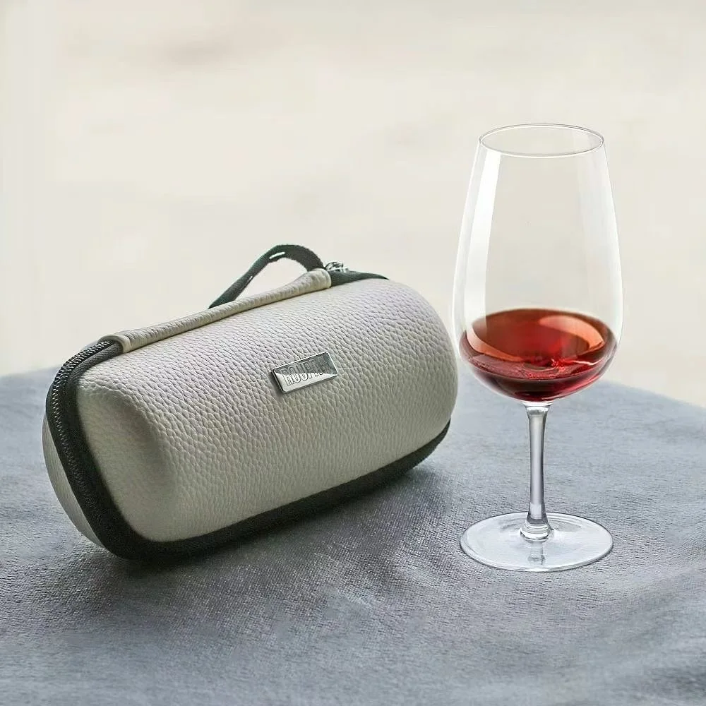 Sturdy Portable Wine Glasses ISO Standard Tasting Crystal Cups for Camping Hiking Travel Cup for Wine Lovers