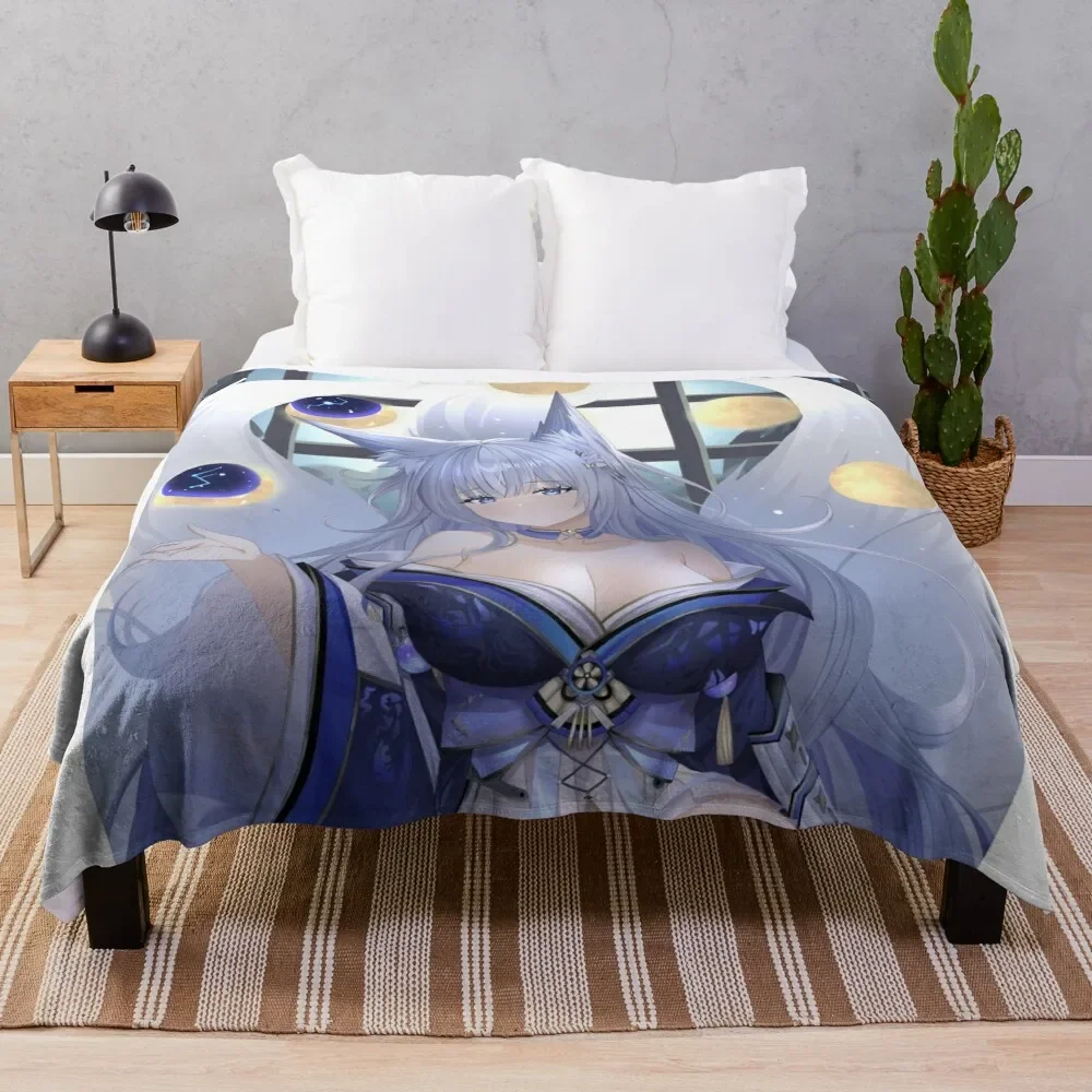 

Shinano Azur Lane Throw Blanket Elegant Warm Throw Blanket for Hotel Home