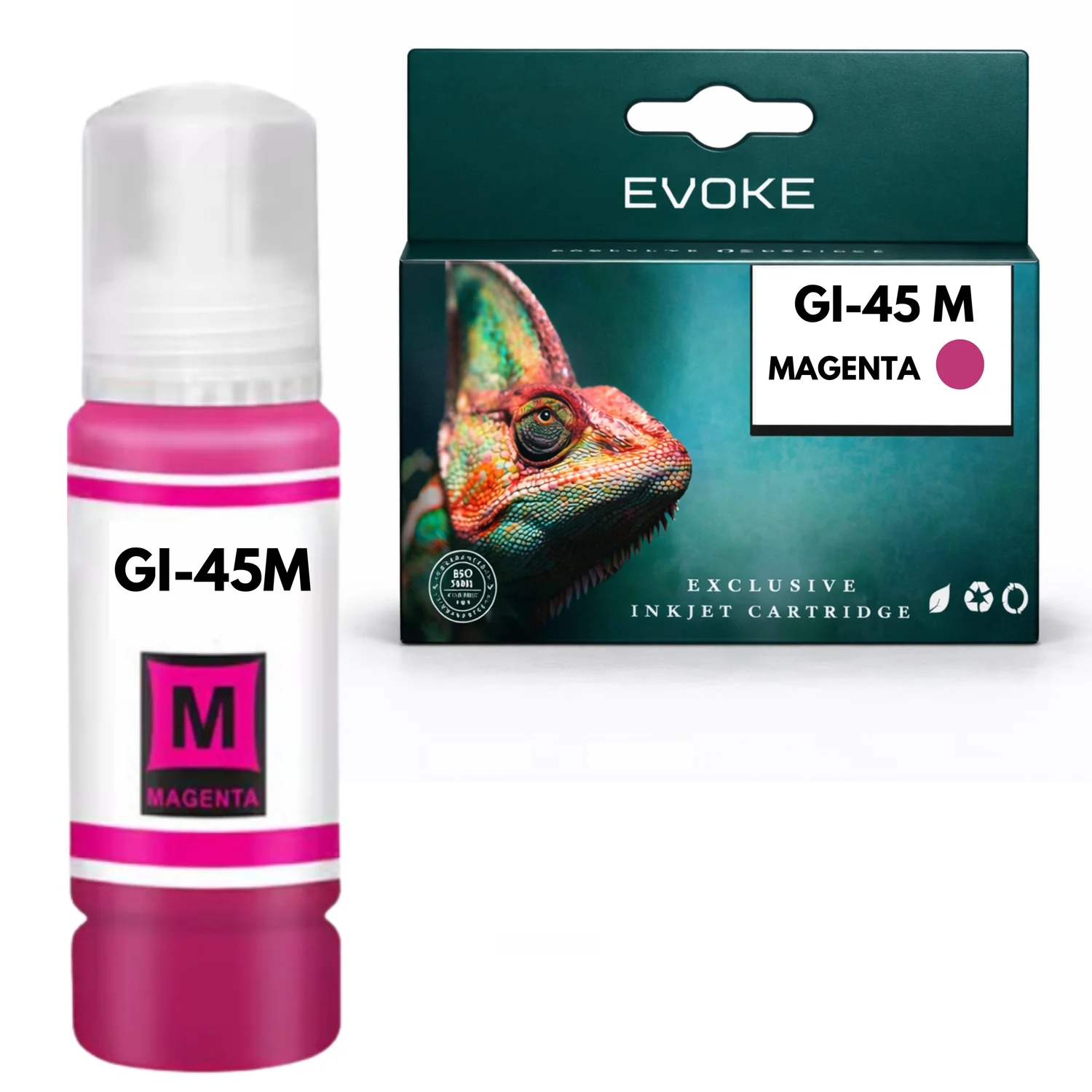 Evoke compatibele inkt voor Canon Gi-45M Gi45M Gi45 6286C001 Magenta Gx1010 2010/2030