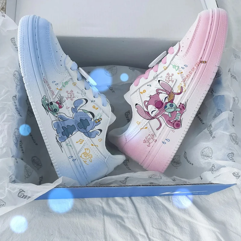 

Женская милая повседневная обувь принцессы Disney Stitch Minnie Mouse Mouse