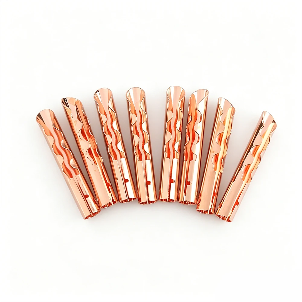 Pure Copper Z-Type 4mm BFA Banana Plug HiFi Speaker Cable Terminal High Quality Audio Wire Connector For Amplifier Speaker