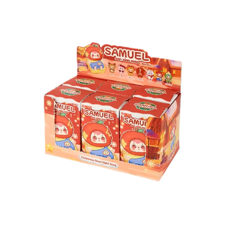 Neue Samuel Weihnachten Goodnight Song Puppe Serie Blind Box Plüsch Nette Trendy Spielzeug Mystery Box Anhänger Handgemachte Weihnachten Spielzeug Geschenk