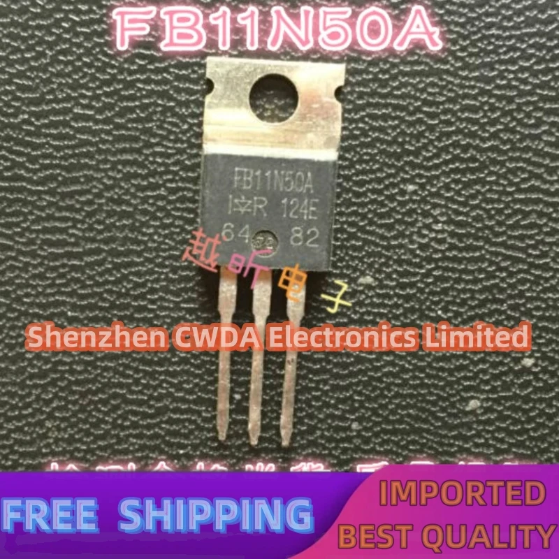 10PCS-20PCS   11N50 IRFB11N50A FB11N50A  500V 11A  TO-220 In Stock Can Be Purchased