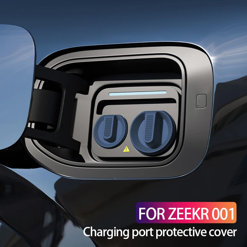 Per ZEEKR 001 2026 2025 copertura protettiva per porta di ricarica per auto Copertura in silicone impermeabile e antipolvere per porta di ricarica