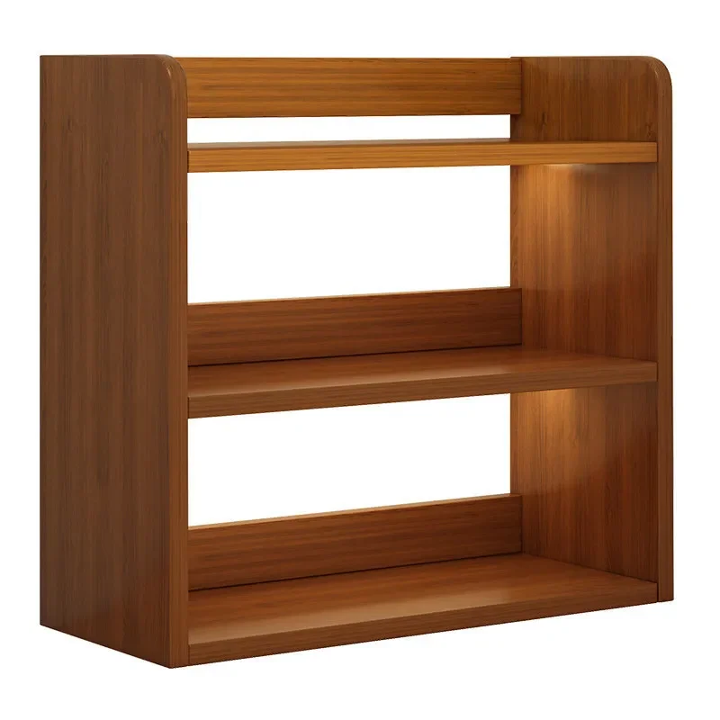 Compact Corner Desk Shelf Countertop Organizer for Books Cosmetics Cup Holder Bay Window Storage Rack Space Saving