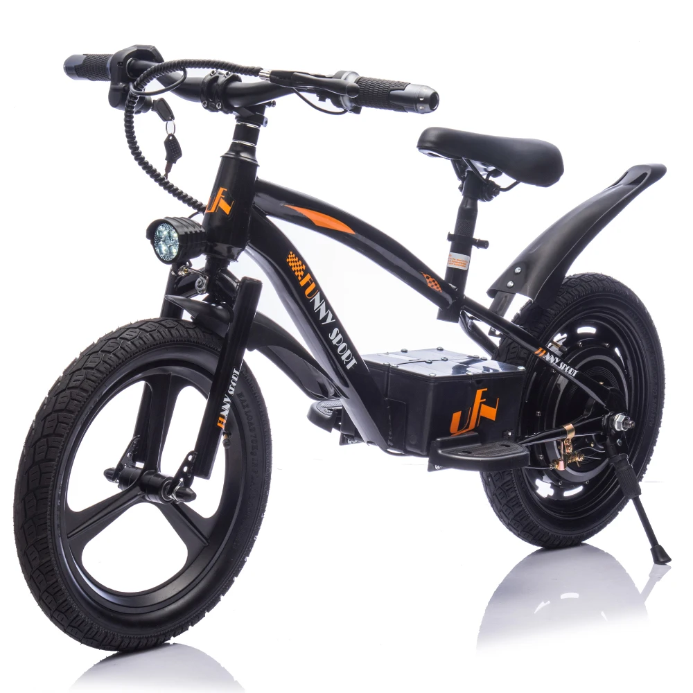 

24V Kids Ride On Electric Dirt Bike,300W Super Power Motor, Up to 12.43MPH,16in Wheels Electric Balance Bike For Kids 5-12.