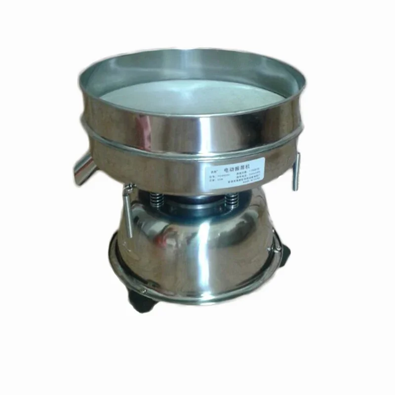 Tamis de médecine chinoise en acier inoxydable, machine électrique vibrante, tamis de ménage en poudre, 110 V, 220V, YCHH0301, 1PC