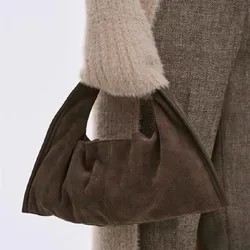 Ladies' Top-handle Bag High-end Feel Niche Design  Shoulder Crossbody Bag Vintage Commute Handbag For Autumn/winter Season