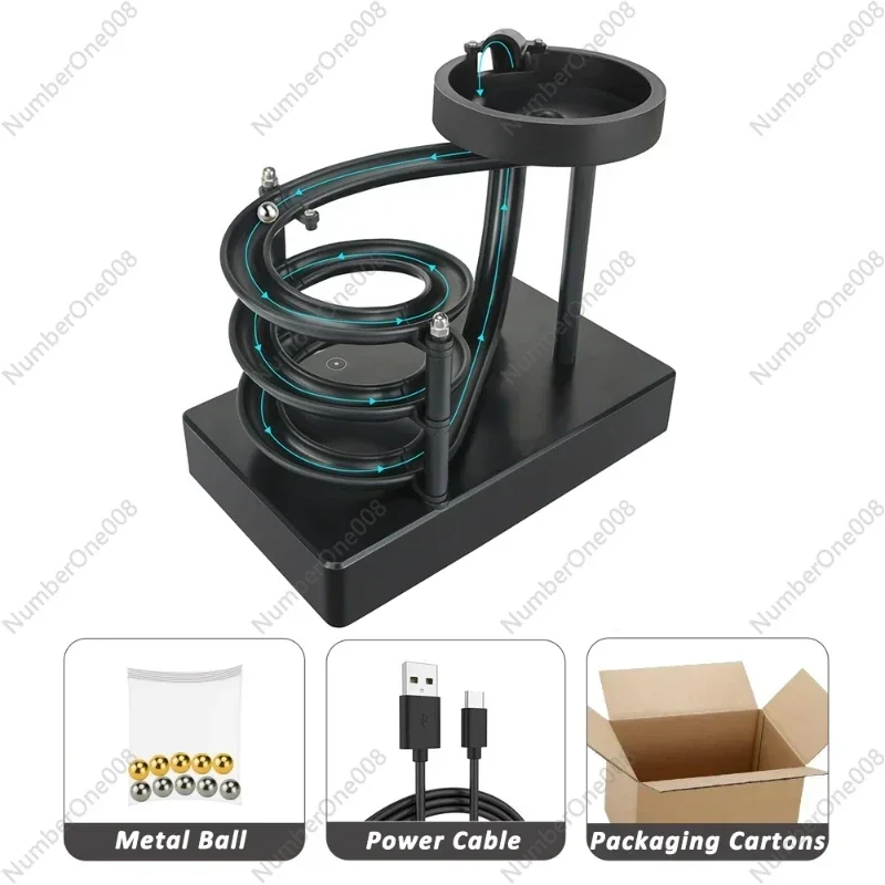 

Creative Perpetual Motion Marble Machine Creative Marble Motor Energy Art Perpetual Motion Machine Desktop Miniature Home Decor