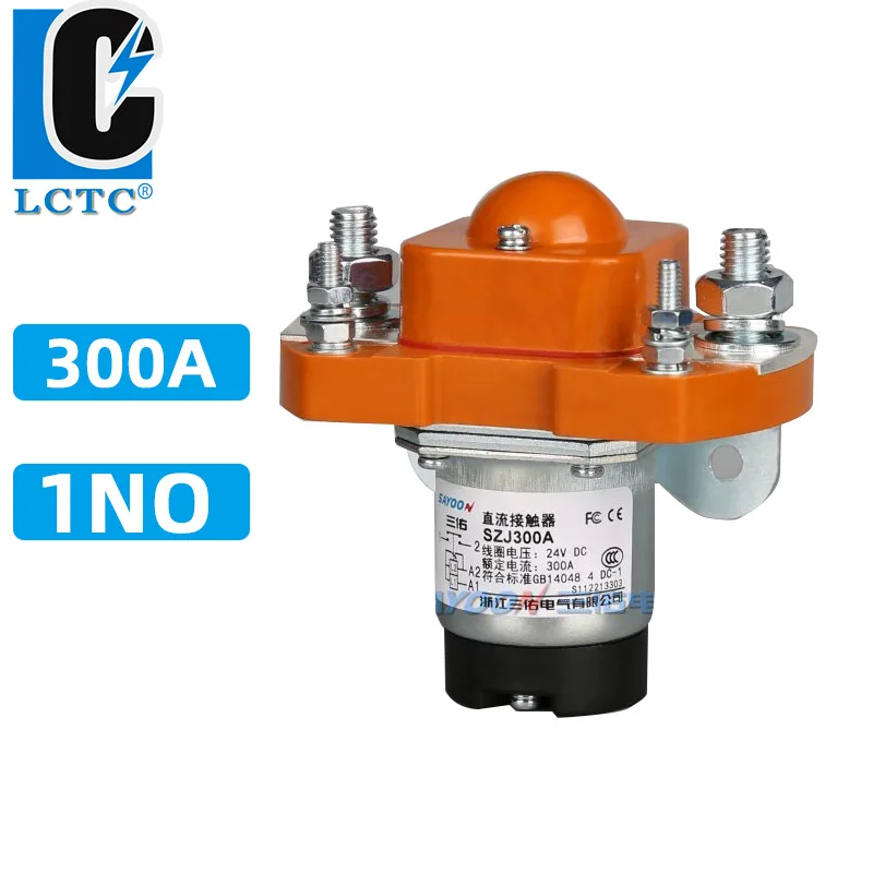 

SZJ300A DC contactor double coil This product has one normally open contact, which is suitable for electric control systems