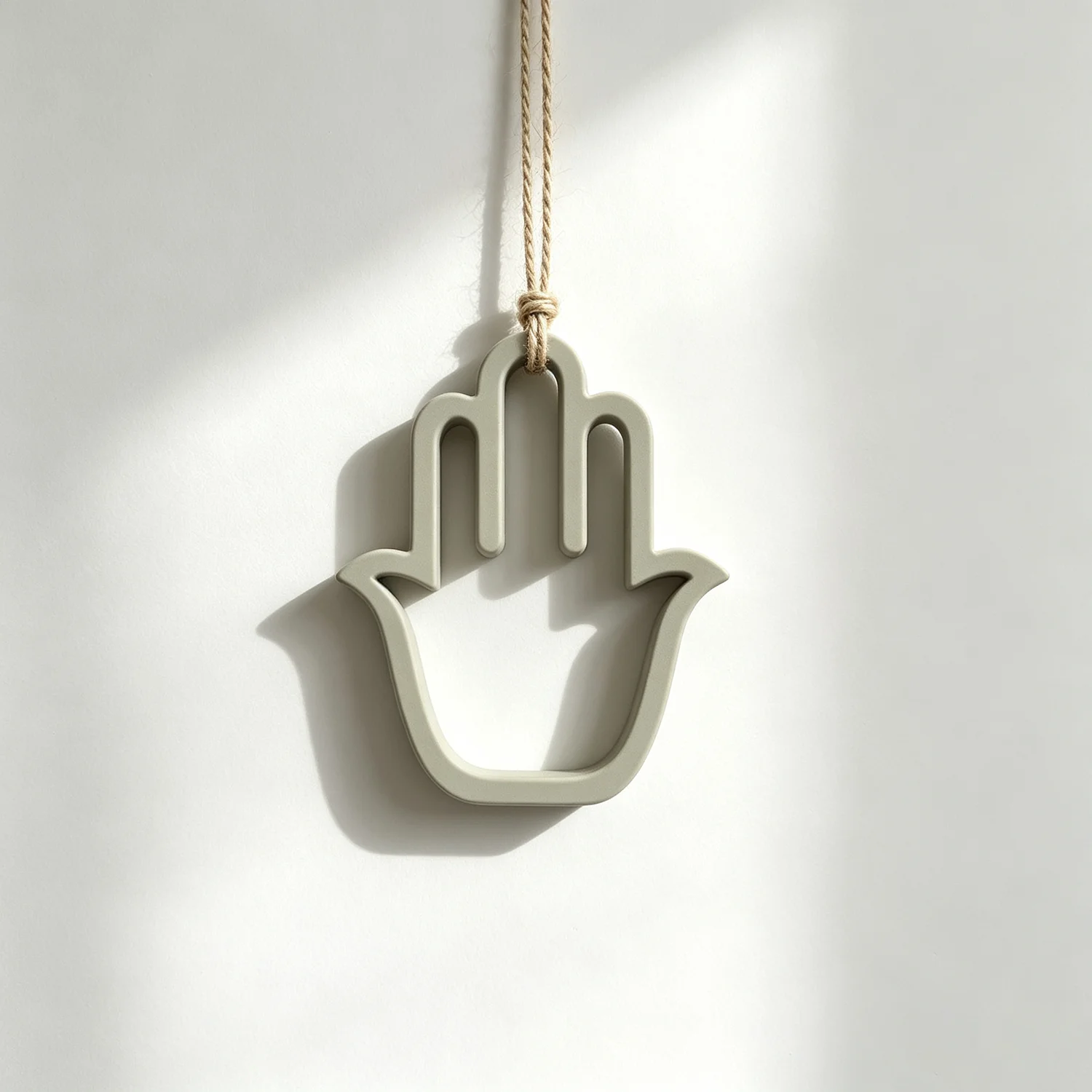 Silicone Mold For Hamsa Hand Evil Eye Wall Hanging Ornament, DIY Epoxy Resin Cement Plaster Casting Mould