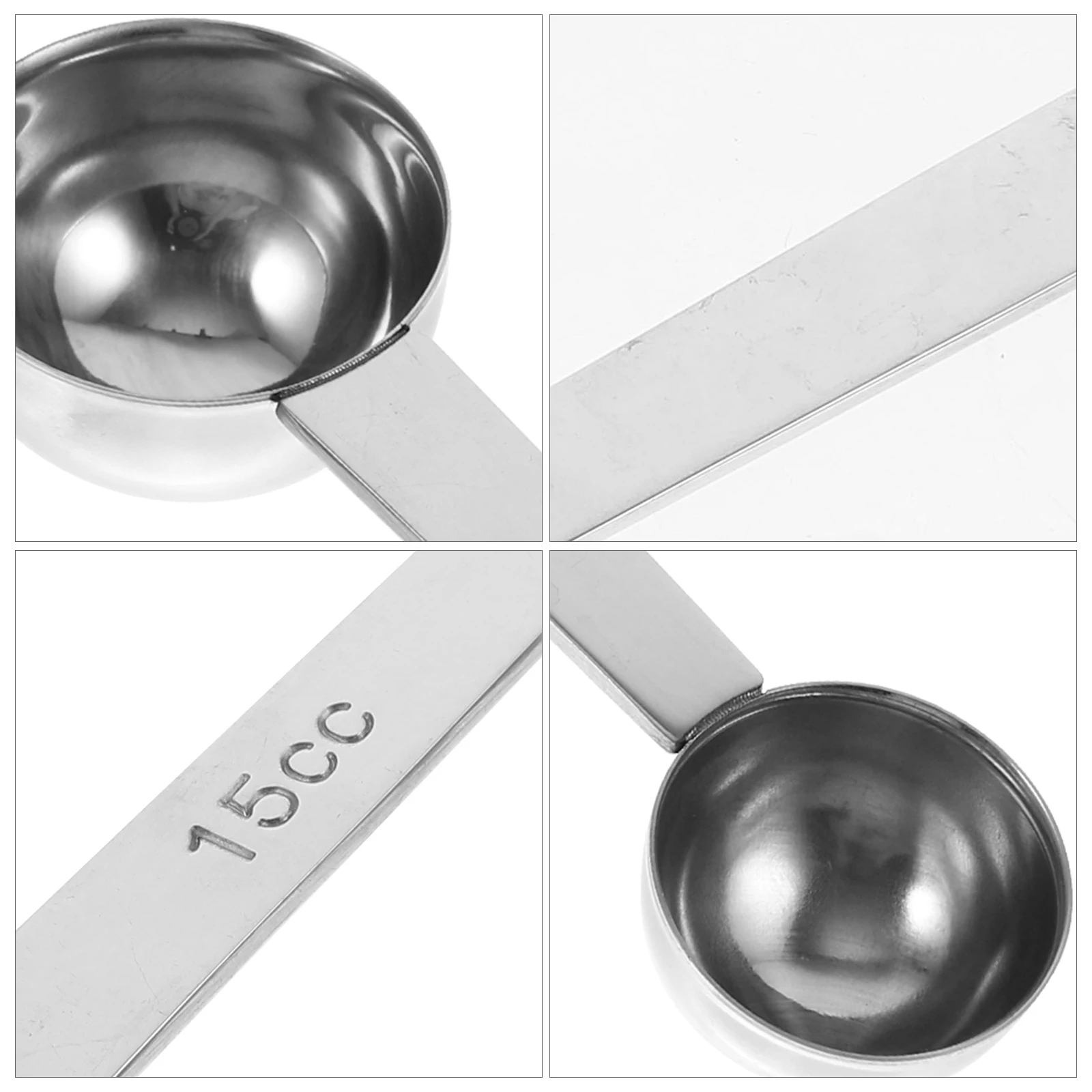 

Stainless Steel Coffee Scoop Measuring for Coffee Beans Tea Salt Herbs Sugar Milk Spices Scoops Canisters