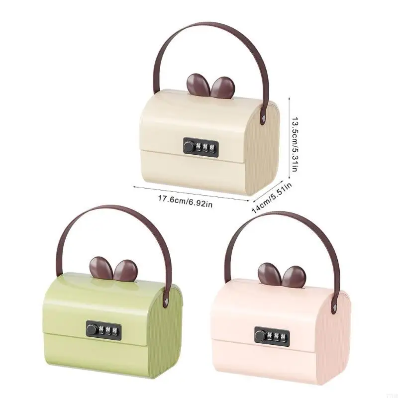 77HB Portable Handle Money Box для детей пароль свиньи банки с кодом комбинированной заблокированной вариант с Cartoon Rabbit