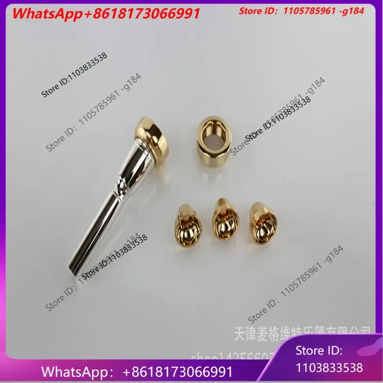 Magvit instrument tru mpet instrument multifunctional mouthpiece 3c 2c2B 3B gold-plated mouthpiece