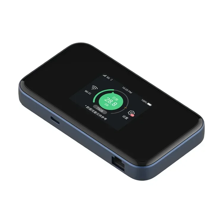 ZTE 5G موبايل هوت سبوت MU5001 لاسلكي خارجي واي فاي 6 راوتر 2.4 بوصة شاشة دعم VPN PP2P L2TP