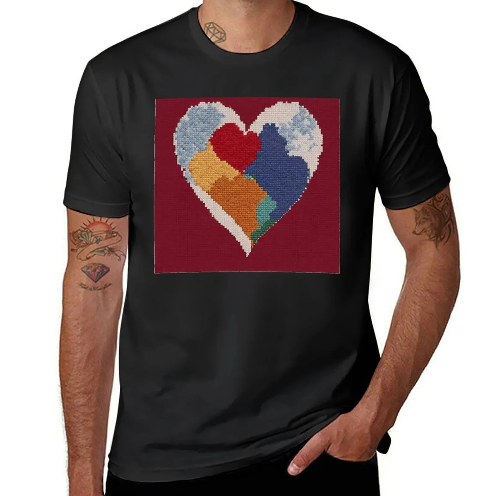 

Boho valentines ... T-Shirt summer clothes plus sizes customs black t shirts for men