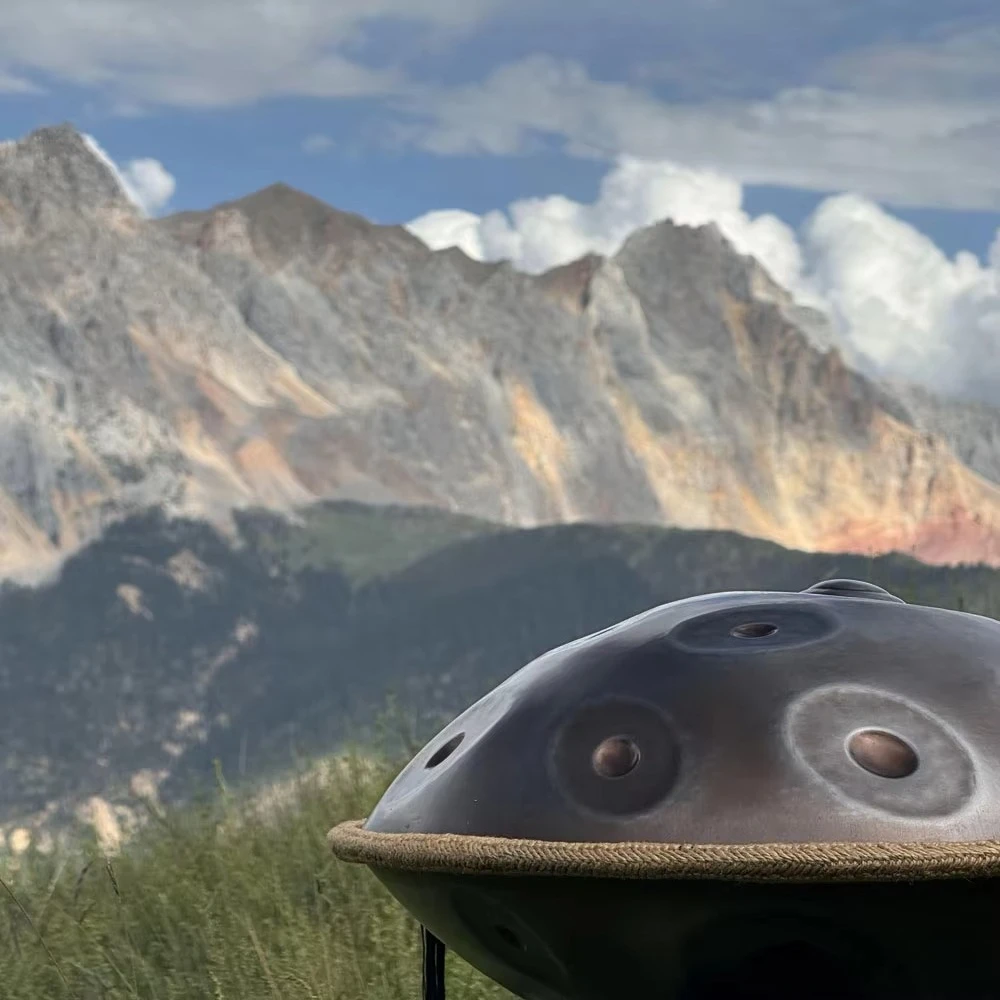 أداة طبلة يدوية رئيسية 12 + 4 Handpan طبل Handpan #5