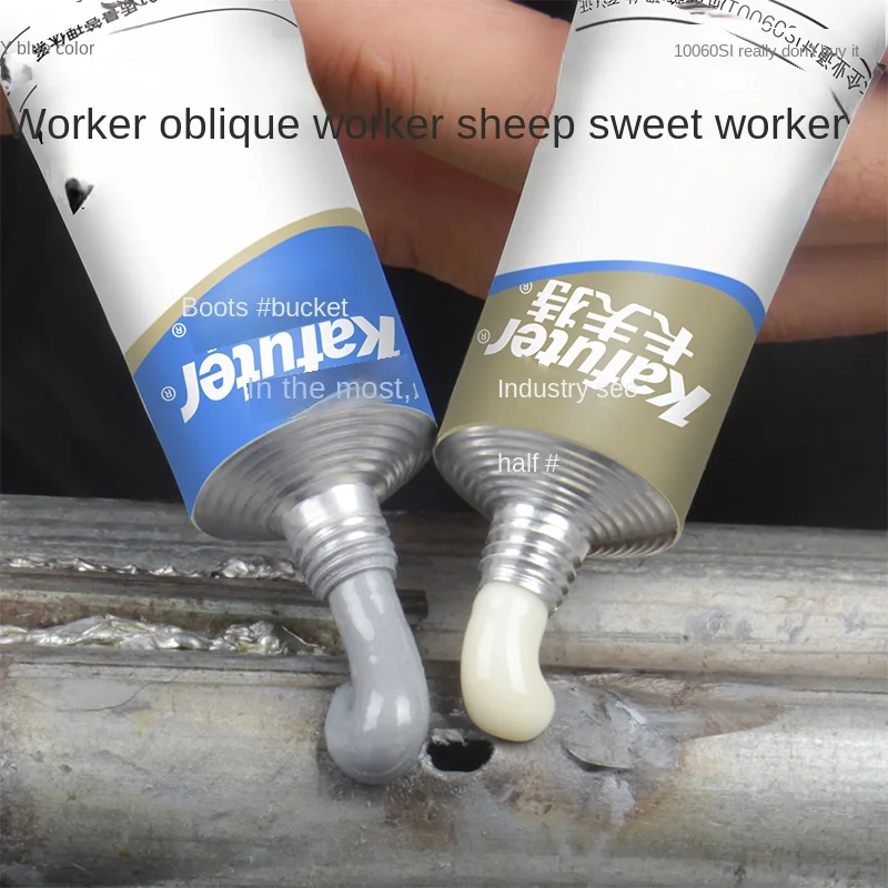 Kafuter a + b resistência à prova dwaterproof água de alta temperatura super cola ferro metálico de aço inoxidável vazamento de alumínio entupimento furos de preenchimento