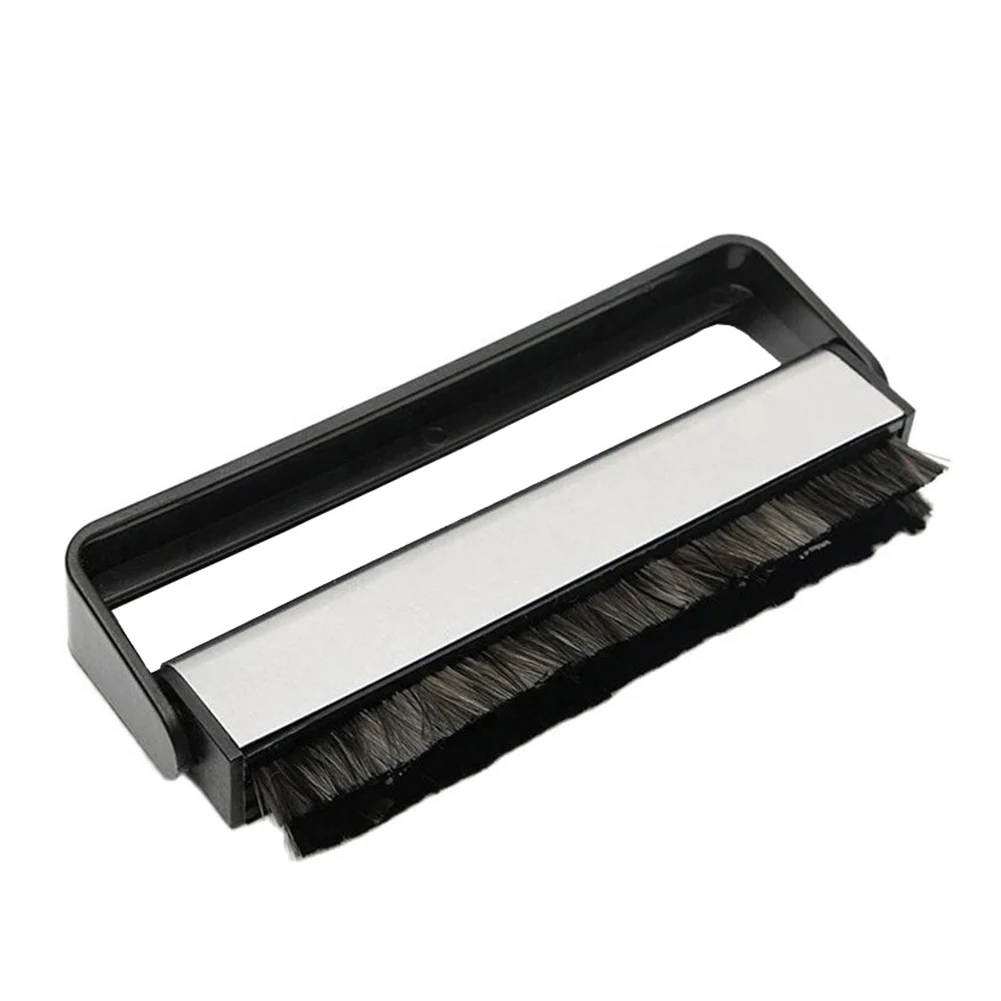 Nylon Wool Vinyl Record Cleaning Brush Portable Gramophone Cleaning Brush  Anti Static with Handle Instrument Accessories