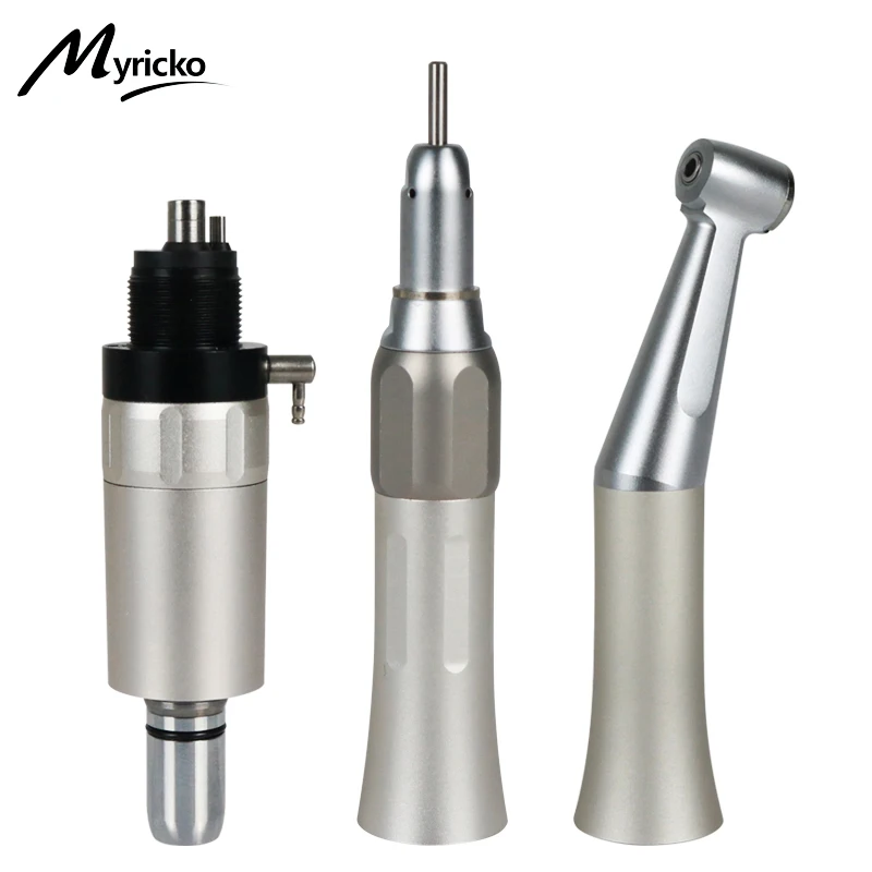 Myricko Dental  External  FX Series Dentistry Kit Low Speed Push Button Odontologia Straight/Contra Angel/Airmotor Set