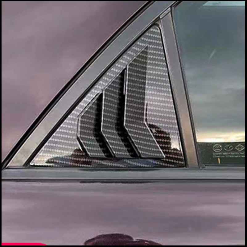 

For Mazda 6 Sedan 2003-2008 Rear Triangular Window Blind shades Louver Sill Molding Cover Sticker Trim Car Styling Auto Parts