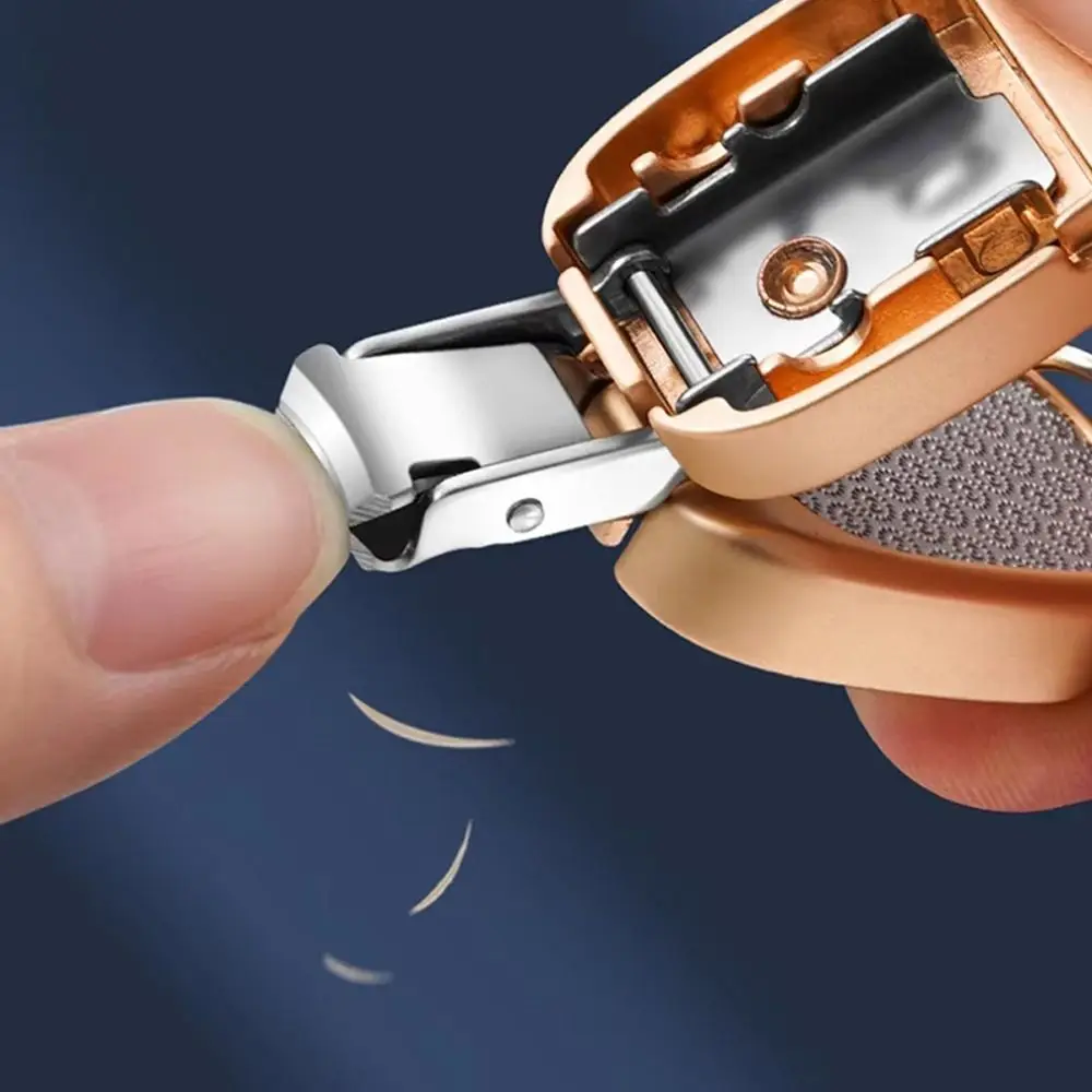 

Машинка для стрижки ногтей из нержавеющей стали, складной инструмент для ногтей, плоскогубцы для стрижки ногтей, отделение для ногтей, брелок для багажа унисекс