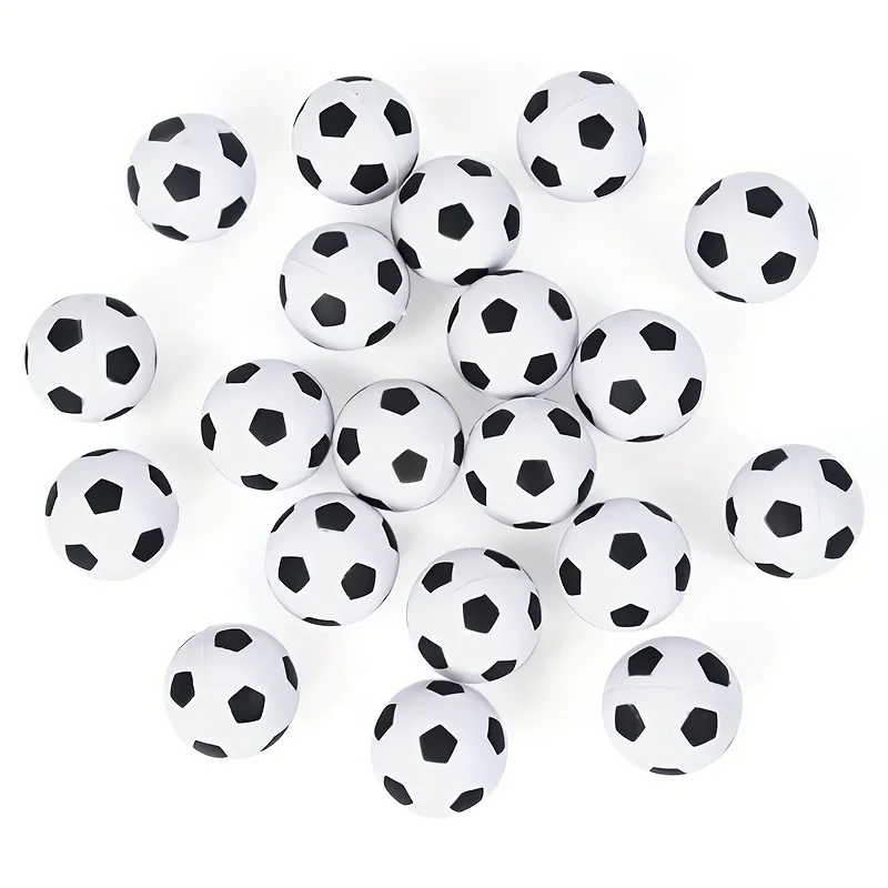 10pcs 4cm Mini Bounce Football Sports Theme Party Decoration Small Gifts Football Match Small Toys Creative Novelty Bounce Ball