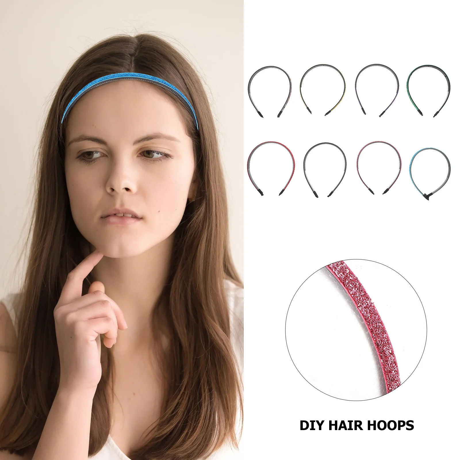 

8 шт. детский блестящий головной убор, удобные легкие ленты для волос, остаются в местах, не вреда к коже головы, идеально подходят для фестивалей и