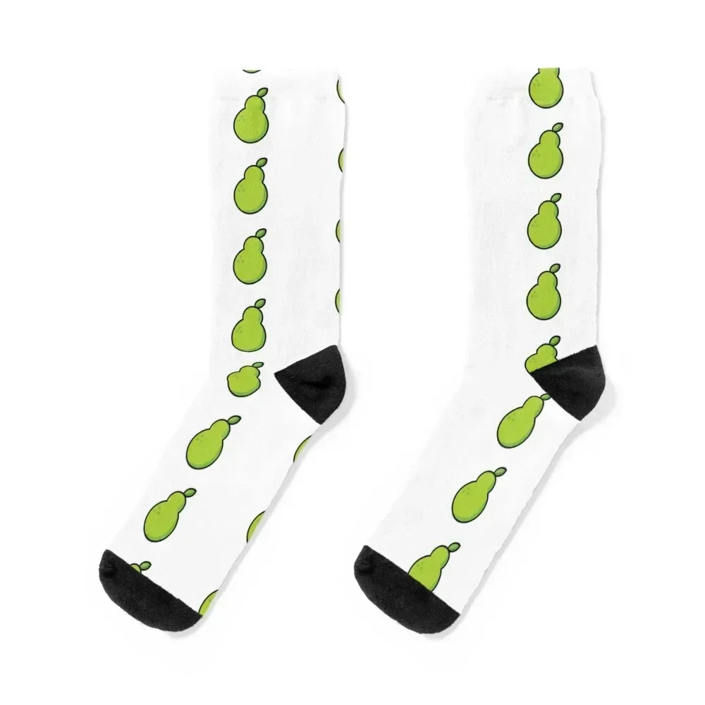 simple pears design Socks winter thermal cycling cotton funny sock Girl'S Socks Men's