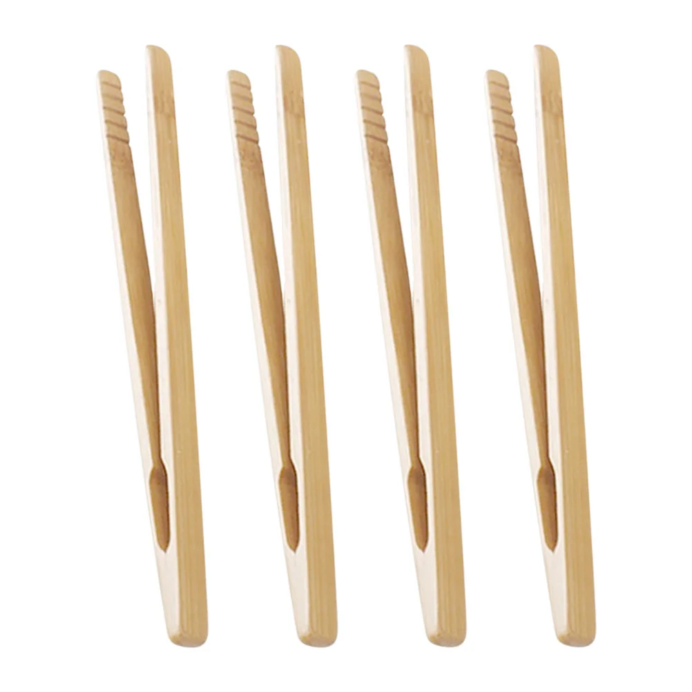 4 Pcs Outdoor Toys Montessori Tweezers Educational Kids Tongs Wood Early Learning Children for