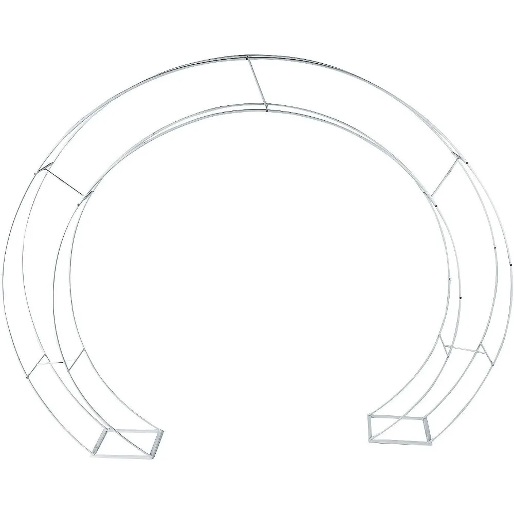 

Metal Circle Arch Frame (10 feet x 8 feet) Wedding and Prom Party Decor